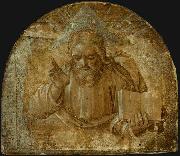 Girolamo dai Libri God the Father with His Right Hand Raised in Blessing oil